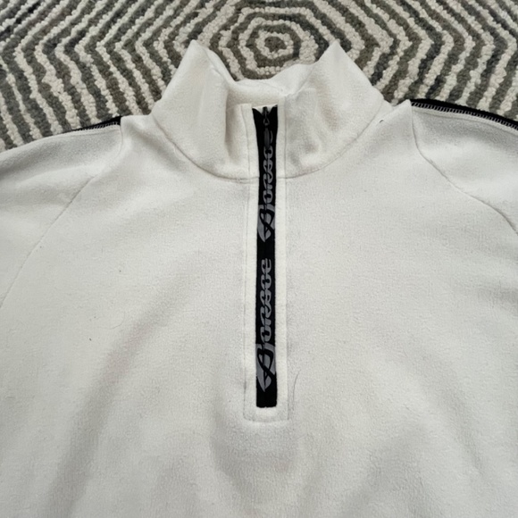 ORAGE white half zip polar light fleece - Picture 4 of 7